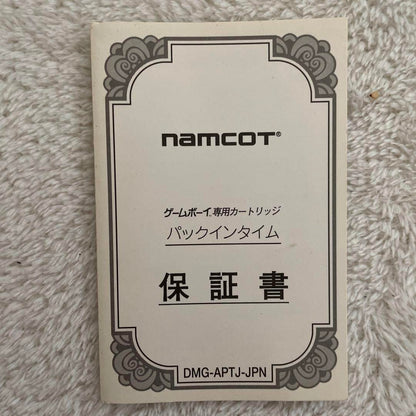 Game Boy Pac-In-Time Game with Box and Manual