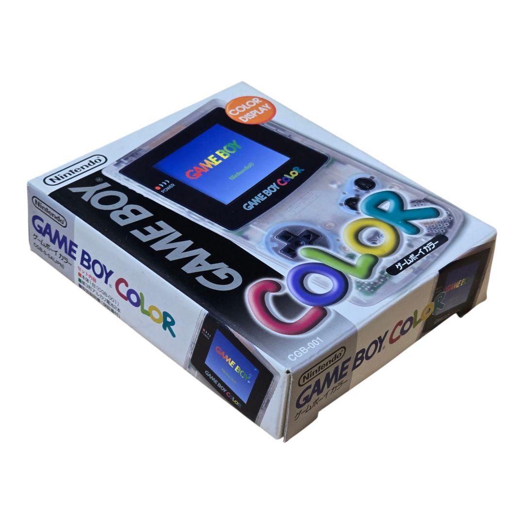 GAME BOY COLOR Clear Body + 2 Pokémon Games