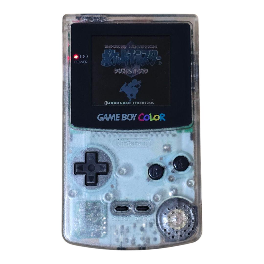 GAME BOY COLOR Clear Body + 2 Pokémon Games