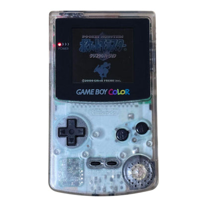 GAME BOY COLOR Clear Body + 2 Pokémon Games