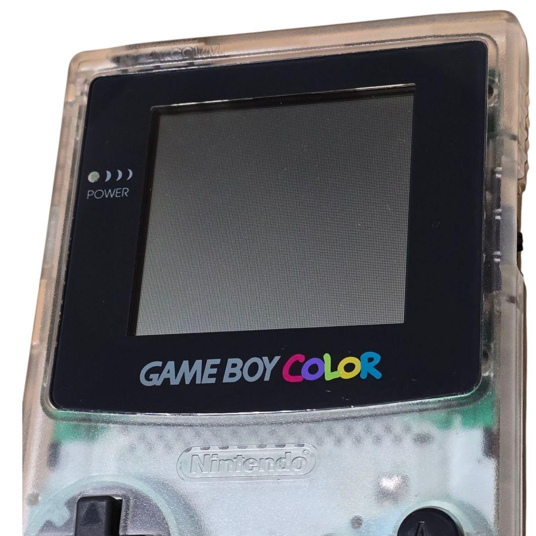 GAME BOY COLOR Clear Body + 2 Pokémon Games