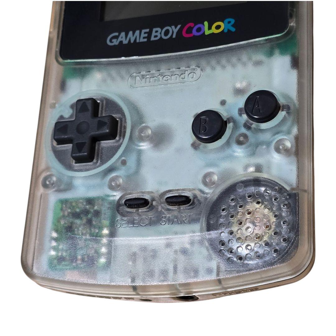 GAME BOY COLOR Clear Body + 2 Pokémon Games