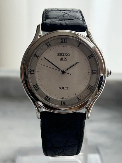 [Battery Replacement Required] Rare SEIKO DOLCE AGS Automatic Quartz Watch with Movement Confirmation