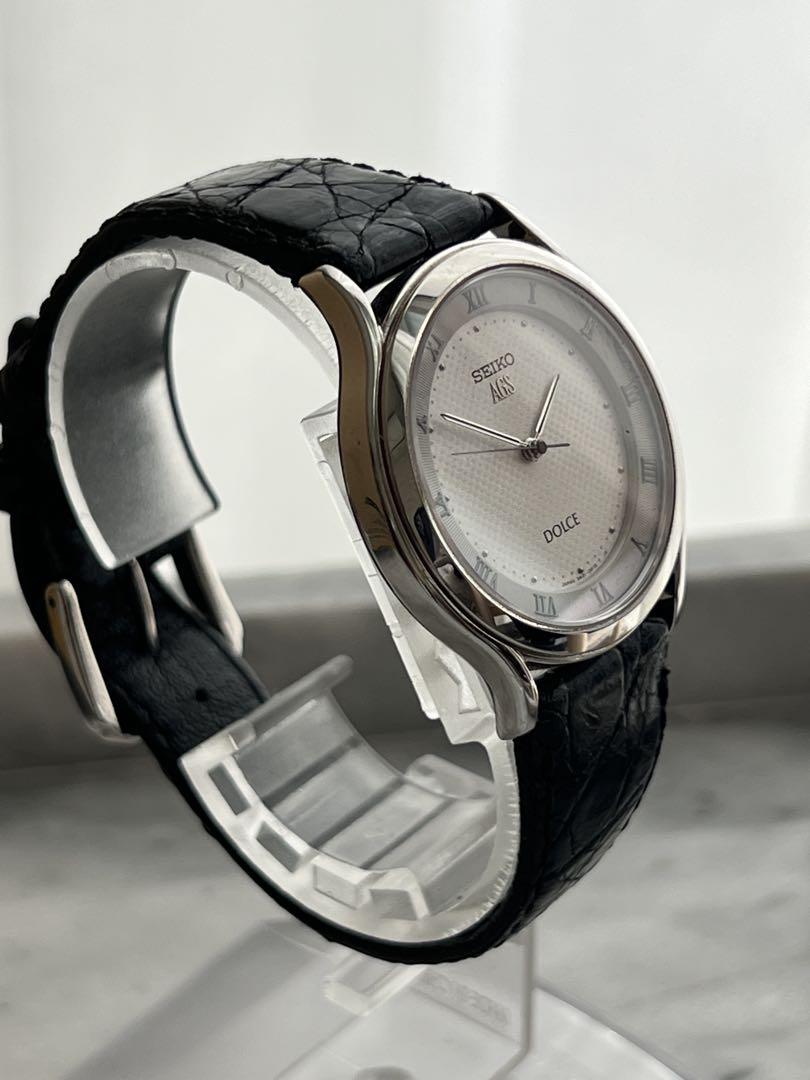 [Battery Replacement Required] Rare SEIKO DOLCE AGS Automatic Quartz Watch with Movement Confirmation