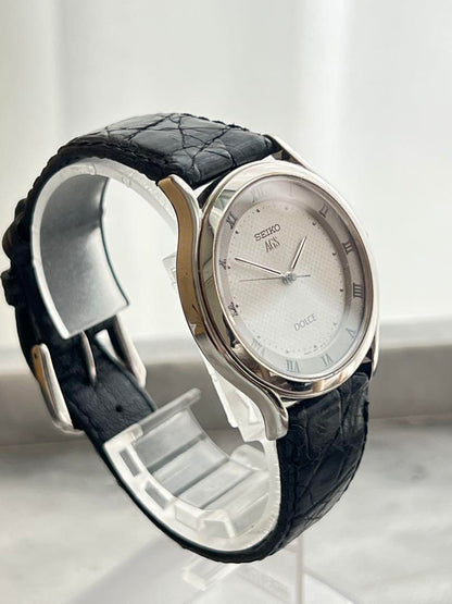 [Battery Replacement Required] Rare SEIKO DOLCE AGS Automatic Quartz Watch with Movement Confirmation