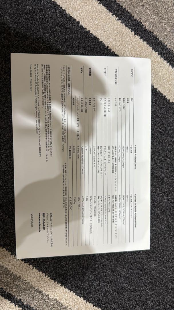 Porsche Cayenne Catalog