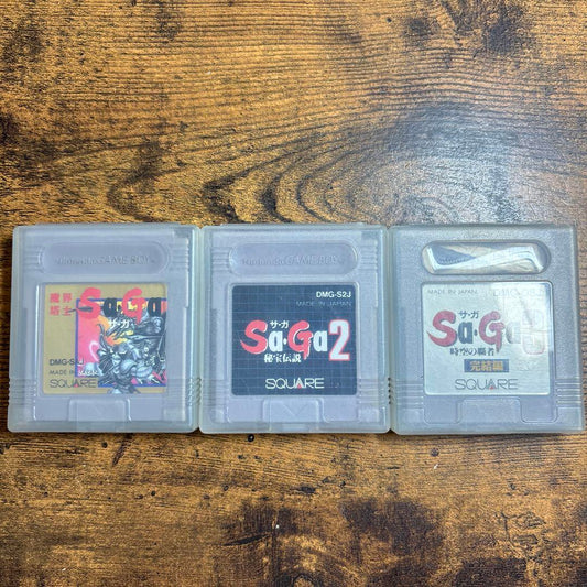 Sa Ga Sa Ga 2 Secret Legend Sa Ga 3 Master of Time Game Boy Software