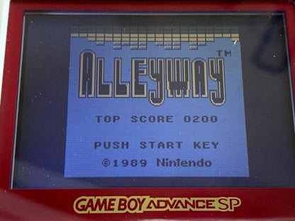Alleyway (Breakout) Game Boy Software