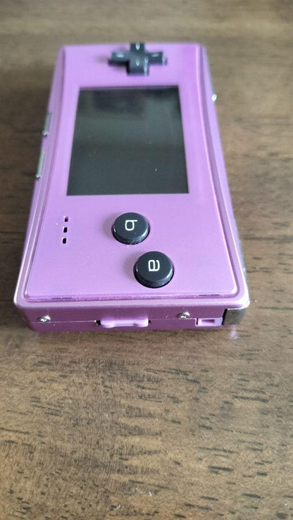 GAME BOY MICRO Purple Game Boy Micro with Box and Software Set in Excellent Condition