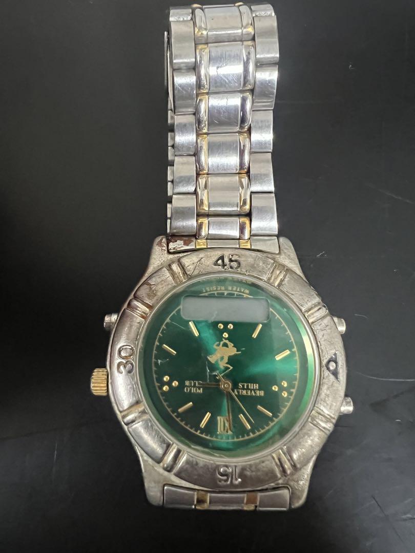 Beverly Hills Polo Club Green Watch Men