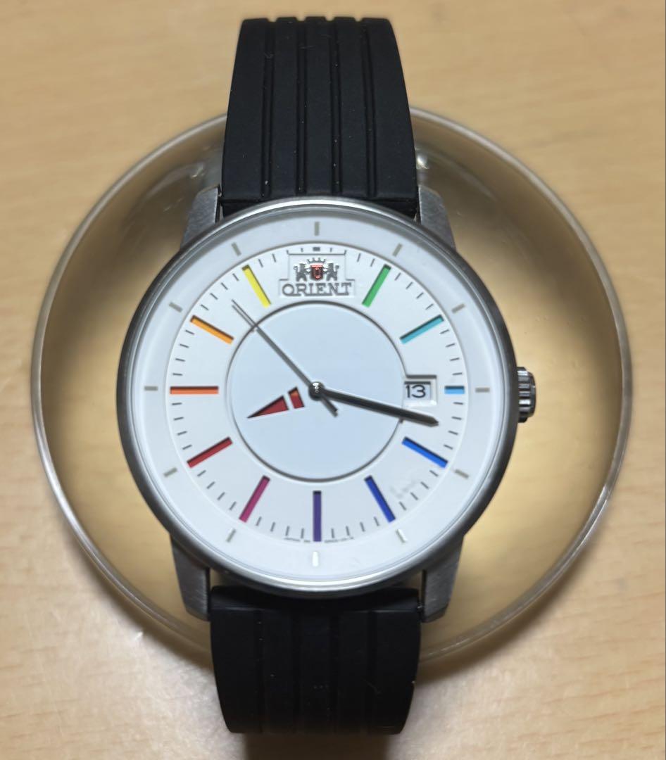 ORIENT ER02-CA-B Reverse Calendar Automatic Men's Watch Box Included Excellent Condition