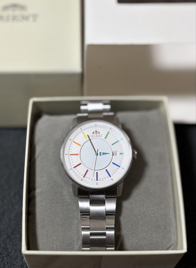 ORIENT ER02-CA-B Reverse Calendar Automatic Men's Watch Box Included Excellent Condition