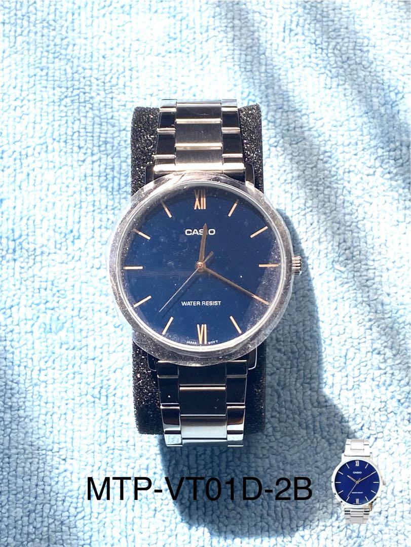 Overseas Model CASIO Analog Watch MTP-VT01D-2B