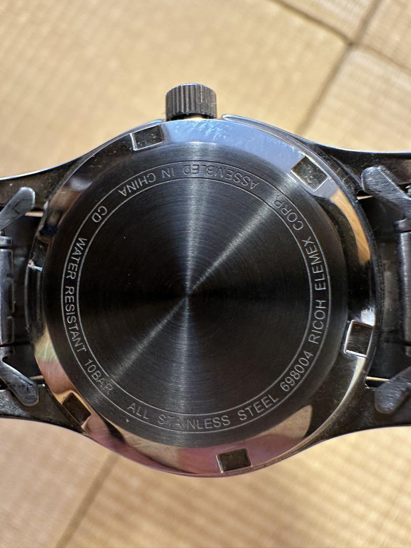 Quartz Watch Silver Stainless Steel 6-Piece Set