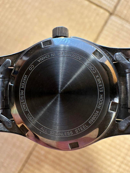 Quartz Watch Silver Stainless Steel 6-Piece Set