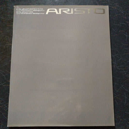 Toyota ARISTO 1991 Catalog Price List