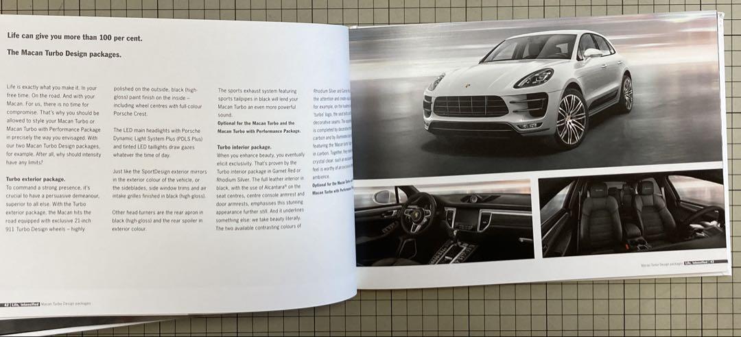 The Porsche Macan Overseas Catalogue  Unopened