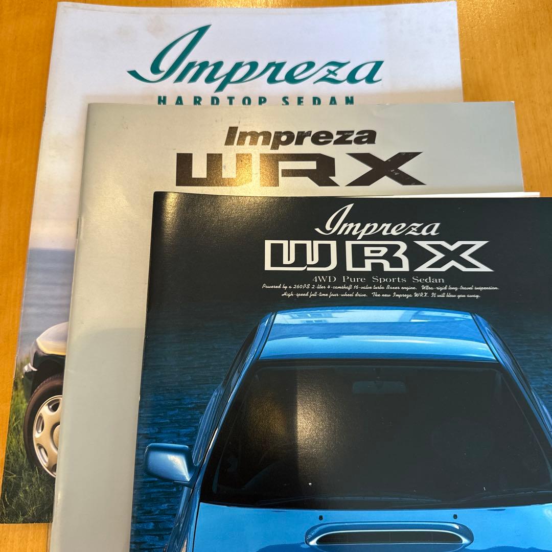 Old Car Catalog Subaru Impreza WRX / Sedan 3-Volume Set