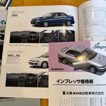 Old Car Catalog Subaru Impreza WRX / Sedan 3-Volume Set