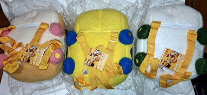 Namco Limited Edition Molecar Plushie Backpack 3 Types Complete Set