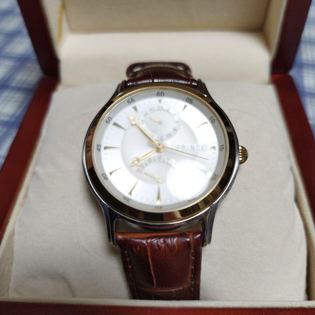 Automatic Winding Watch White Dial Leather