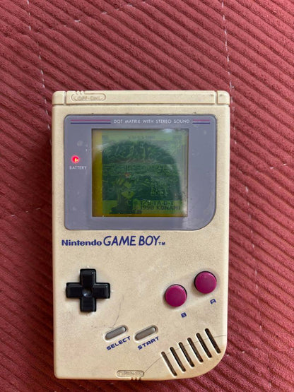 Nintendo Game Boy Initial Model First Generation Working Machine Grey