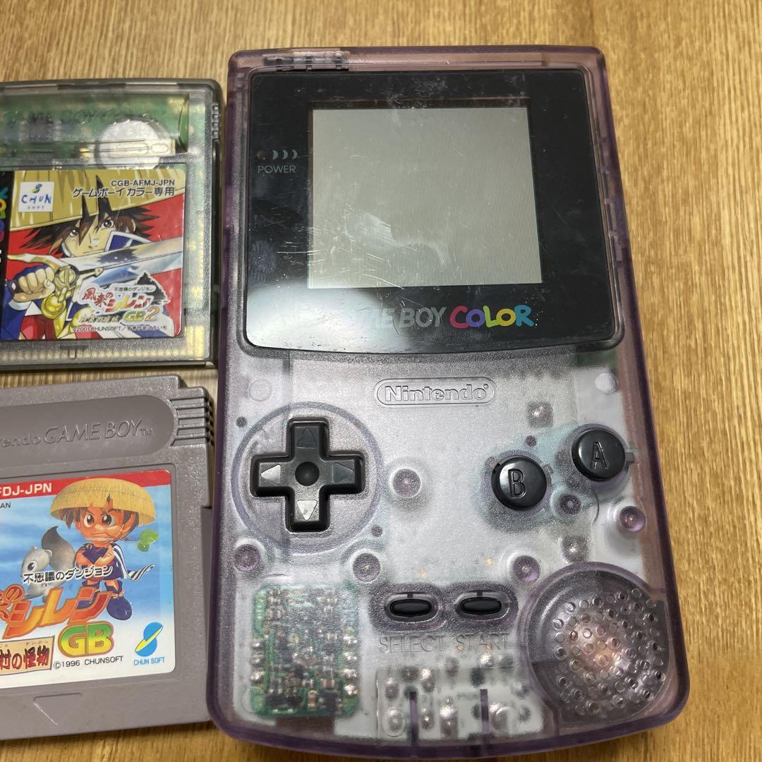 Winds of Adventure GB 1&2 Game Boy Color Clear Purple