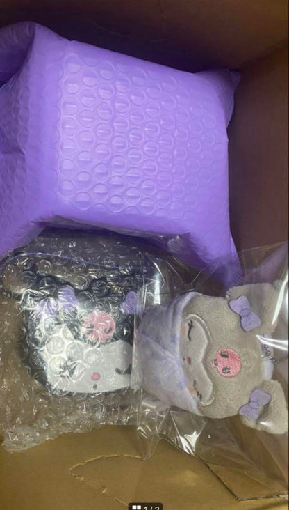 New Item Inspection Passed Kuromi Watch ② [4-point bonus] Overseas Limited Edition Analog-Digital Dual Display