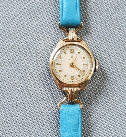Antique Fine Citizen Women's Watch Running Hand-Wound