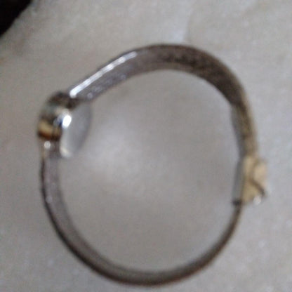 Swiss Fine Item Iusam Winding Watch Silver Stainless Steel Movement