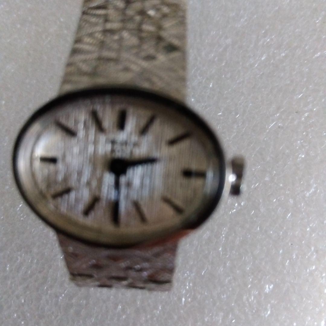 Swiss Fine Item Iusam Winding Watch Silver Stainless Steel Movement
