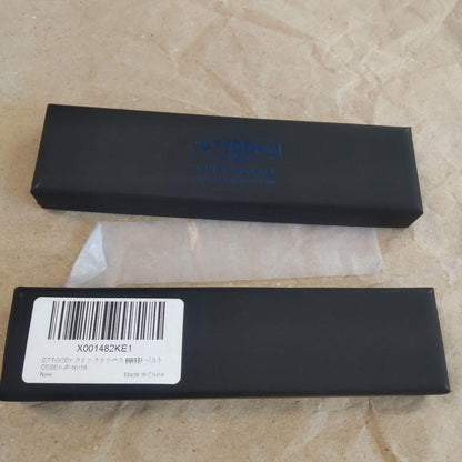 OTTOODY Leather Strap for Watch Black