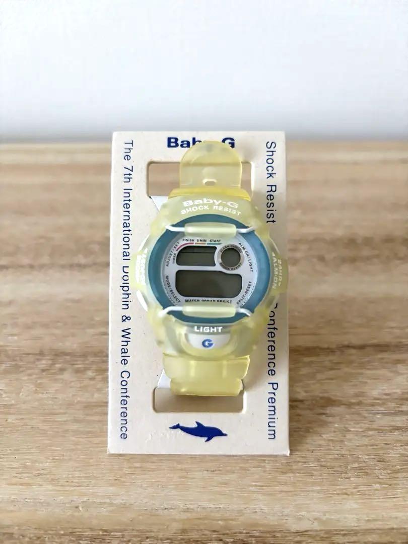 Unused Baby-G 7th Anniversary Dolphin Model BG-370k-2AT