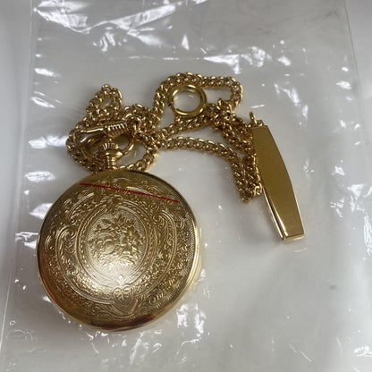 TECHNOS Pocket Watch Gold Black