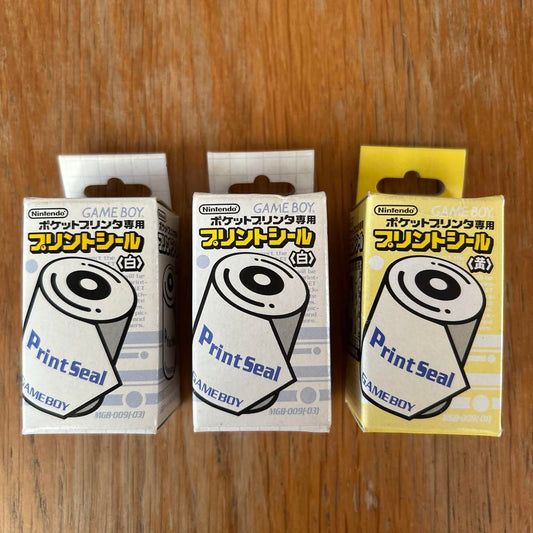 Game Boy Pocket Printer Exclusive Print Seal 3 Pack