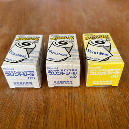Game Boy Pocket Printer Exclusive Print Seal 3 Pack