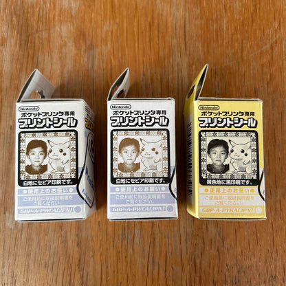 Game Boy Pocket Printer Exclusive Print Seal 3 Pack