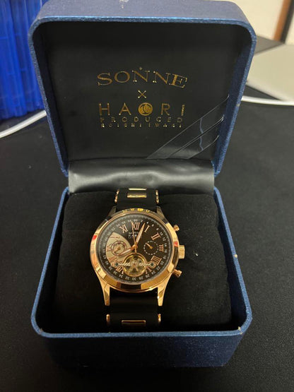 Unused item on sale! SONNE x HAORI Automatic Winding Watch Chronograph
