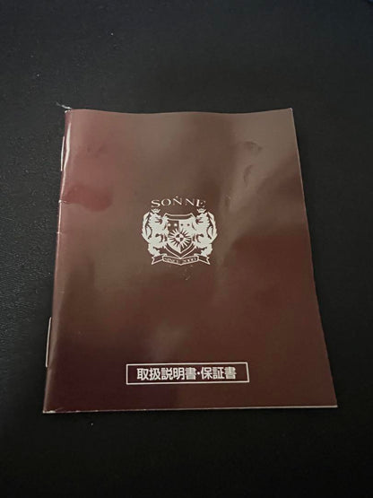 Unused item on sale! SONNE x HAORI Automatic Winding Watch Chronograph