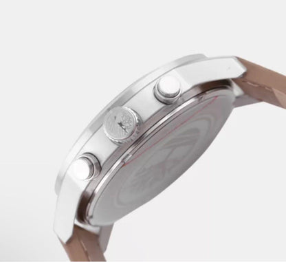 Timberland Wingate Analog Watch 48mm 50m Water Resistant Leather