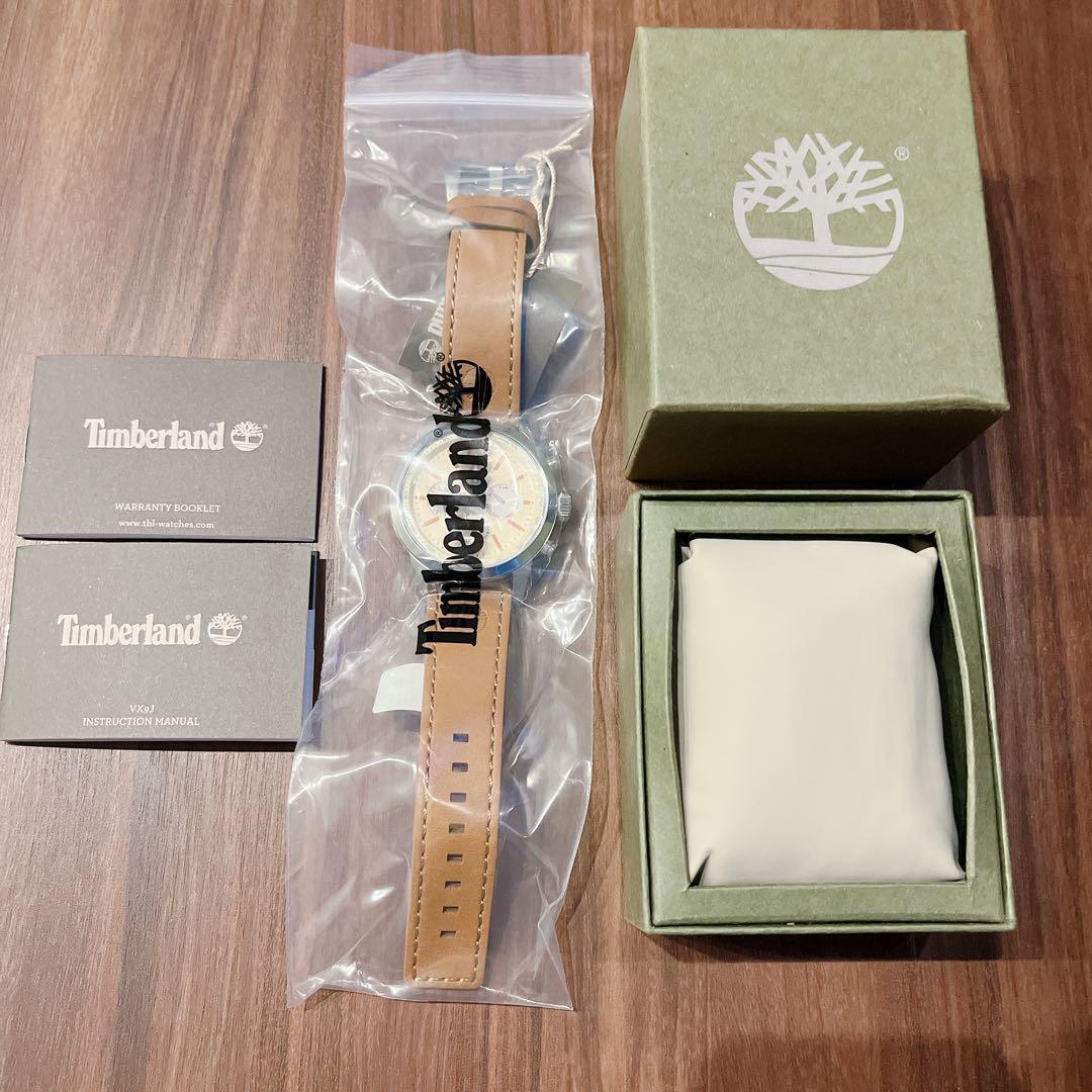 Timberland Wingate Analog Watch 48mm 50m Water Resistant Leather