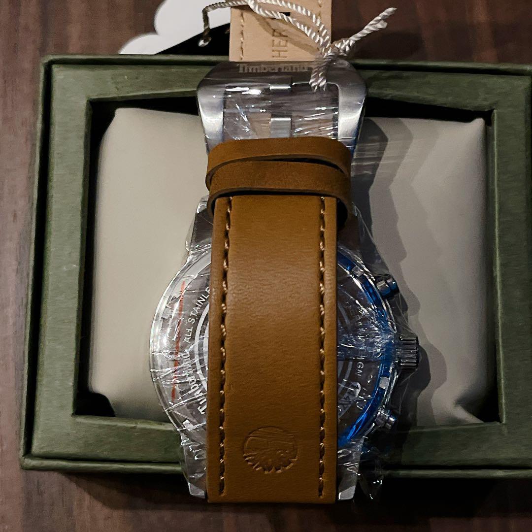 Timberland Wingate Analog Watch 48mm 50m Water Resistant Leather