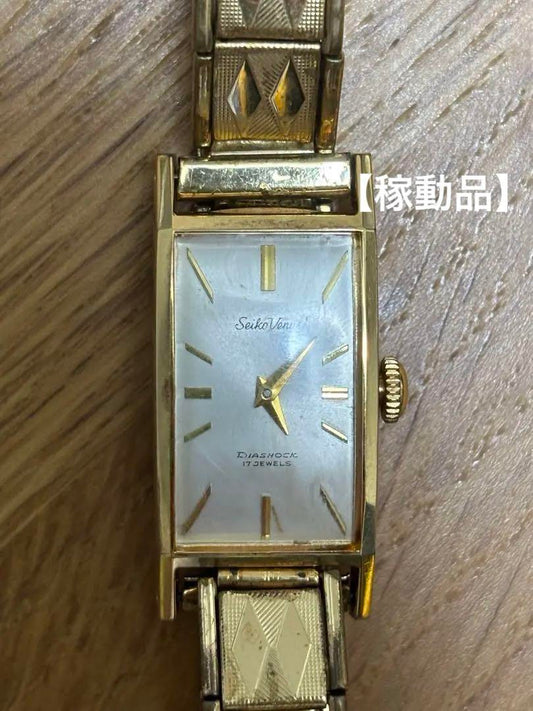 【Operational Product】Seiko Venus Winding Watch Gold Vintage