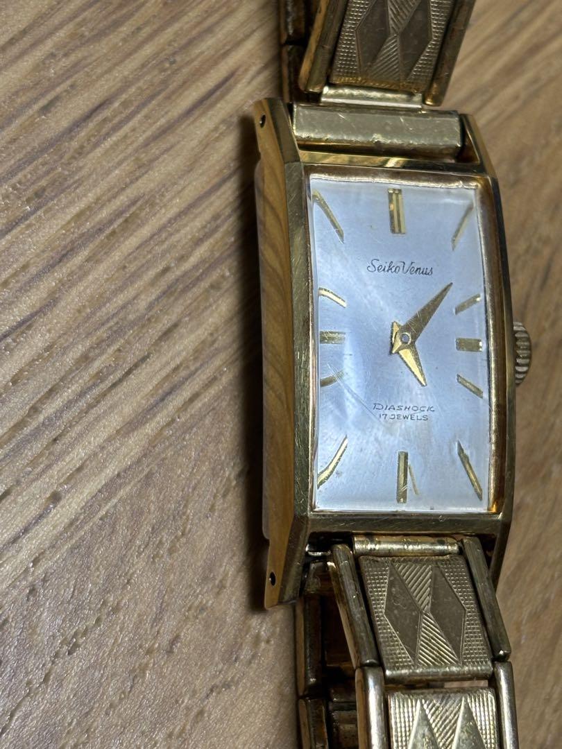 【Operational Product】Seiko Venus Winding Watch Gold Vintage