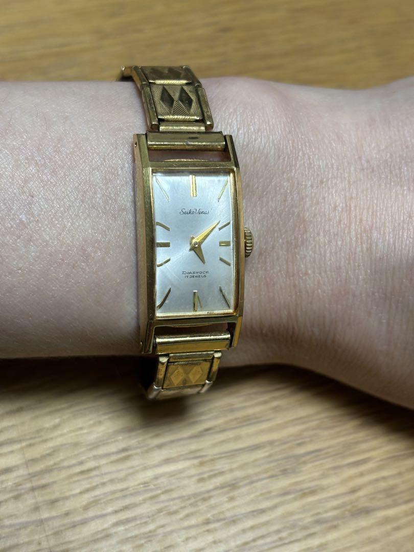 【Operational Product】Seiko Venus Winding Watch Gold Vintage