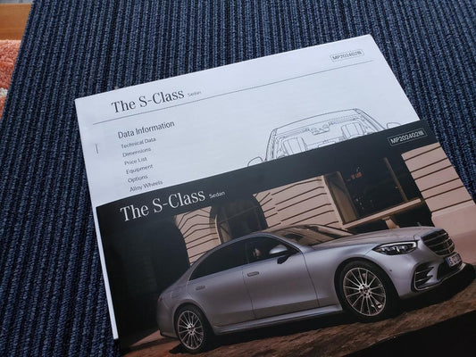 The S-Class Catalog & Data & Option Parts
