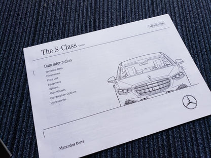The S-Class Catalog & Data & Option Parts