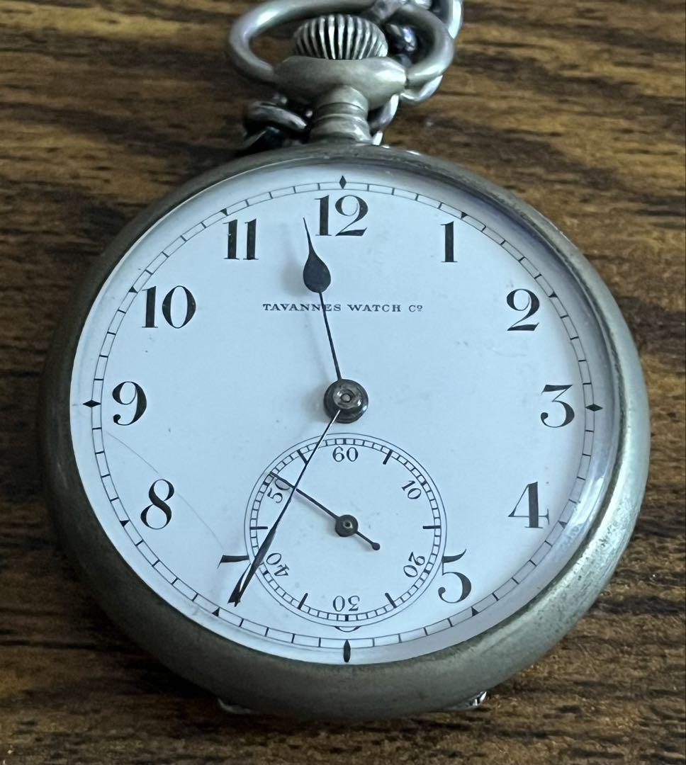 Antique Pocket Watch Tavannes Watch Swiss-made Hand-wound