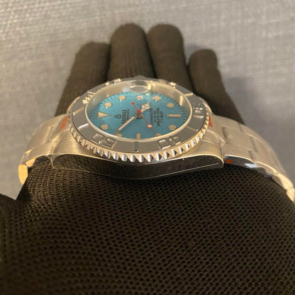 SAUNAX Diver's Watch Summer Yacht Master NH35 Turquoise
