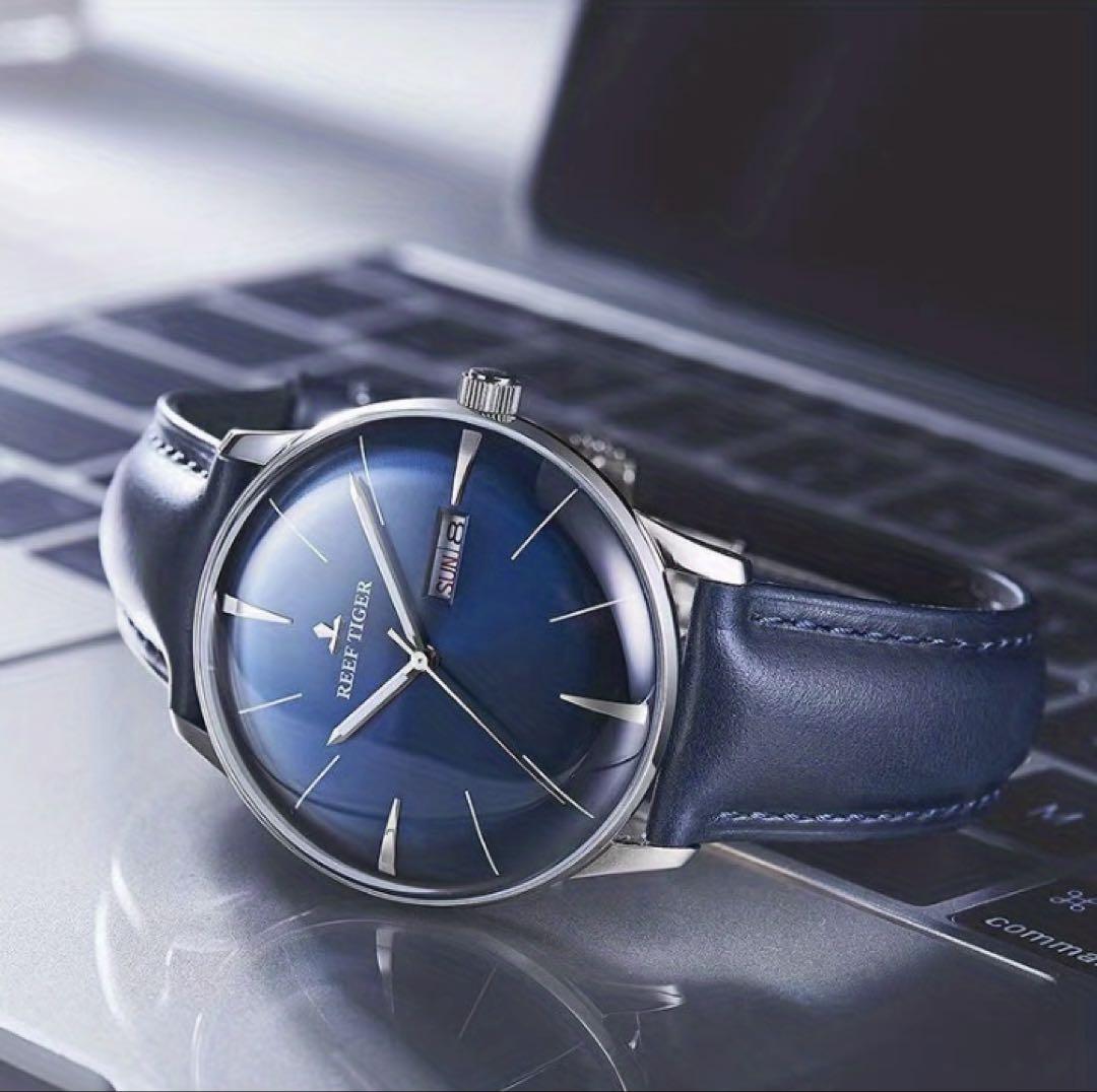 REEF TIGER Mechanical Watch Thin Water-Resistant